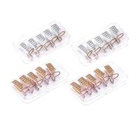 Baluue 20 pezzi Metal Nail Extension Tips Protector Leggero e Regolabile in Alluminio Guida per Nail Art e Ricostruzione Unghie Adatto per Acrilico Consigli Unghie Semi Permanente