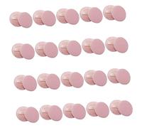 Baluue 20 Pezzi Piumino Da Cipria Spugnetta Per Il Trucco Soffio Cosmetico Donna Trucco Soffio Sbuffo Arrossato Gonfiori Viso Correttore Cremoso Trucco Per Ragazze Donne Rosa Flanella