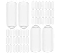 Baluue 200pezzi Cappuccio Terminale in Gomma per Fascia per Capelli Protezione per Estremità Fascia Cappuccio in Gomma per Estremità Cerchietto per Capelli Copertura