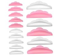 Baluue 20paia of Silicone Eyelash Pads for Eyelash Lift Reusable Makeup Tools for Natural-looking Lashes Salons and Home Use
