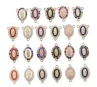 Baluue 24pezzi Ciondoli per Gioielli Forma Maria Lega Ciondoli per Collane Bracciali Forniture Creazione Gioielli Fai da Te