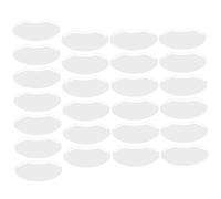 Baluue 25pezzi Mascherina Protettiva per Viso in Plastica Trasparente Mascherina Monouso per Parrucchieri Protezione per Viso Durante Trattamenti e Lavaggi dei Capelli Realizzata