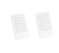 Baluue 2pezzi Acrylic Eyelash Display Stand with Scale for Easy Eyelash Measurement and Portable Holder for Extensions
