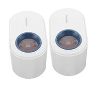 Baluue 2pezzi Dispenser Di Dentifricio Automatico Da Parete Erogatore Spremi-dentifricio Senza Trapano Compatibile Tubi Di Dentifricio Per Bagno e Cucina