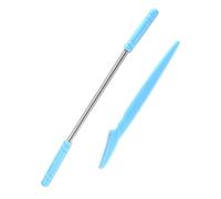 Baluue 2pezzi Epilatore Molla per Rimozione dei Peli del Viso e Rasoio per Sopracciglia Inclusi Blu Adatto per Fronte Guance Labbro Superiore e Mento