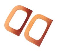 Baluue 2pezzi Manico in Legno per Borsa Manico Forma per Valigia Fai da Te per Borsa da Viaggio da Spiaggia Maniglioni per Borse