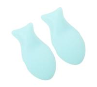 Baluue 2pezzi Piumino Per Cipria in Silicone Riutilizzabile Pratico Strumento Per Trucco Leggero e Facile Da Trasportare Per Applicazione Veloce e Morbida