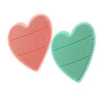 Baluue 2pezzi Spazzola per Massaggio Capelluto Ragazza Maniglia Comoda e Leggera per Lavaggio Capelli Delicato e Pulizia Quotidiana in Colore Verde