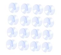 Baluue 30 pezzi Ventose Doppia Faccia in PVC Trasparente Tamponi Antiscivolo Riutilizzabili per Piani in Vetro Pad Stabili e Resistenti per Tavoli Facili da Installare e Rimuovere