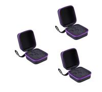 Baluue 3pezzi Portatile Per Bottiglie Essenziali Slot Design e Resistente Custodia Protettiva Cerniera Per e