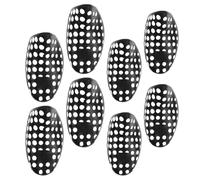 Baluue 4 Paia Tendiscarpe e L'organizzazione Efficiente in Armadio in Plastica Nera Struttura Cava Ottimizza la Gestione Scarpe per Stivali e Sneakers i Stagionali