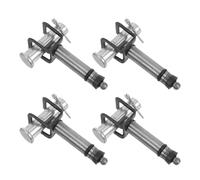 Baluue 4 Pezzi Nucleo Pompa per Martinetto Idraulico in Ferro Argento, Resistente All'uso Intenso, Riduce Rischio di Perdite, per Officine e Riparazioni Auto