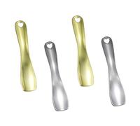 Baluue 4 Pz Paletta Per Crema Per Gli Occhi Cucchiaio Di Bellezza Strumento Per La Cura Della Pelle Mini Cucchiai Paletta Di Bellezza Per Cosmetici Per Il Viso Trucco D'oro Lega Di Zinco