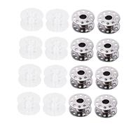 Baluue 40 Pezzi Avvolgitori per Macchina da Cucire Domestica Trasparenti e Resistenti con Incavo di Sicurezza per Avvolgimento Preciso del Filo Compatibili con la Maggior Parte delle