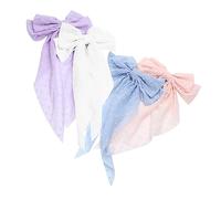 Baluue 4pezzi Fermagli Per Capelli Da Donna Decorazione Grande Nastri Per Capelli in Fermagli Spessi Eleganti