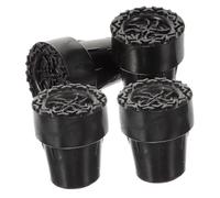 Baluue 4pezzi Punte Di Ricambio Antiscivolo Per Bastoni Da Passeggio Copripiedi Ispessiti in Materiale Di Buona Qualità Per Stampelle Standard o Pieghevoli