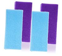 Baluue 4pezzi Pz Di Panni Esfolianti Nylon Per Corpo Telo Da Doccia Pratico Per Esfoliazione Della e Pulizia Della Schiena Colori Per Tutte Le Età