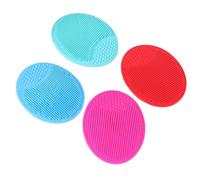 Baluue 4pezzi Silicone Face e Facial Cleansing Brush Pad Spazzole Per La Del Silicone Per Versatile