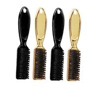 Baluue 4pezzi Spazzola Per Capelli Sfilacciati e Pulizia Setole Dense e Dure Moderate Senza Caduta Per Parrucchieri e Uso Privato Per Appendere Multiuso Per Capelli Barba e Polvere