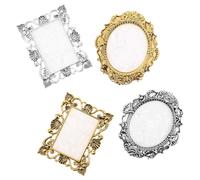 Baluue 4pezzi Tavolozza di Pigmenti per Unghie in Resina Tavolozza per Nail Art Strumento per Miscelare Cosmetici Piatto per Manicure per Arte in Resina