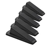 Baluue 5 Pezzi Fermaporta in Gomma Antiscivolo con Design Inclinato Cunei Resistenti per Porte Sicure in Casa e Ufficio per Pavimenti in Legno Piastrelle e Moquette