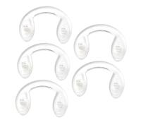 Baluue 5 pezzi Naselli Morbidi in Silicone per Occhiali Cuscinetti Nasali Antiscivolo Large per Studenti Comfort e Flessibilità Ultra-soft