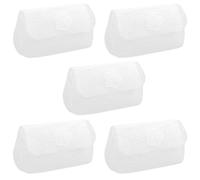 Baluue 5 Pezzi Tela di Plastica Bianca Struttura a Rete Leggera e Versatile per Borse all Uncinetto e Cucito Artigianale in Movimento