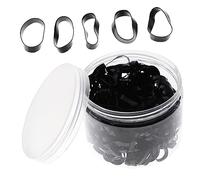 Baluue 500pezzi Elastici Per Capelli Monouso in Grande Quantità Piccoli Elastici Per Capelli Facili Da Allungare Adatti Per Sottili o Spessi Per Creare Coda Di Cavallo Uno Chignon Spettin