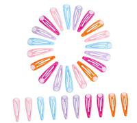 Baluue 50pezzi Mollette Per Colorate Clip Antiscivolo Per Acconciature Versatili Comode Stile Include Per Donna e Ragazza