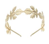 Baluue 5pezzi Cerchietto Nuziale Metallo Foglia Dorata Per Sposa Accessori Greci Per Cerimonie e Prom Elegante e Unico Per Ogni Outfit