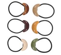 Baluue 6 Pezzi Hair Ties Elasticità Danni Fasce Geometriche Resistenti per Cavallo Accessori Ragazza e Sport