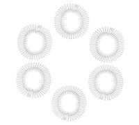 Baluue 6 Pezzi Pettine Invisibile per Chioma con Design Ultrasottile in Plastica, Riduce la Rottura e Offre Comfort, per Lavoro e Studio, Forma Circolare per Donne e Ragazze