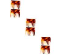 Baluue 6 Pz pettine spazzola per da uomo pettini per acconciature gli uomini pettinano hair brush comb spazzola per districante pettini per retrò p.s Brown