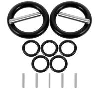 Baluue 6 set Anelli di Tenuta e Perno di Bloccaggio per Chiavi Elettriche Anelli Gomma Resistenti alla Parti di Ricambio per Utensili Professionali Compatibili con Chiavi Dinamometriche