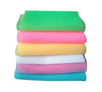 Baluue 6pezzi Asciugamano Bagno Strisce Lunghe Per Schiena Spugna Lavabile e Riutilizzabile Per Scrub Schiena e Applicazione Crema Adatto Ragazzo Ragazza Ragazza e Anziani Senza Odore Dop