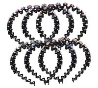 Baluue 6pezzi Cerchietti Decorativi Per Donne Con Strass Fascia Antiscivolo Per Accessori Vintage Per Festività e Occasioni Speciali