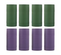Baluue 8 Pezzi Contenitori per Deodorante Stick in Plastica 40g Design Portatile e Applicazione Versatile, per Viaggio e Campeggio, Confezione Assortita