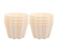 Baluue 8 Pezzi Stampo per Budino e Torta in Pp Forma a Fiore, Set per Pasticceria Creativa, Adatto per Congelare e Cuocere Dolci in Cucina