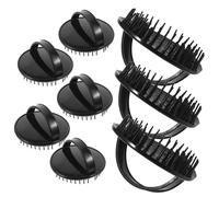 Baluue 8pezzi Spazzola Per Massaggio Del Capelluto Esfoliante Per Capelli Massaggiatore Per Capelluto Pulisce Lo Shampoo Rimuove La Forfora Per Doccia e Uso Quotidiano