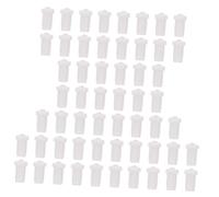 Baluue Aghi Anti-intasamento Per Flacone Di Ciglia 100 Pezzi Punte Ricambio Per Flaconi Piccoli Di Colla Per Extension Ciglia Facilitano L'applicazione Professionale e Mantenimento Pulito