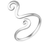 Baluue Anello Per L'alluce Regolabile Argento, Gioielli Per Dita Dei Piedi Da Donna Boho, Anello Aperto Creativo Resistente e Confortevole Per Spiaggia Estiva e Uso Quotidiano