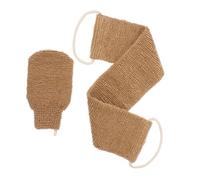 Baluue Asciugamano Esfoliante per Corpo Guanto Esfoliante per Strumento per Doccia Asciugamano per Casa Cordino Striscia Comoda per Scrub della Schiena e Altre Parti del Corpo