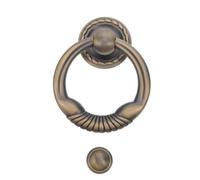 Baluue Batacchio per Porta in Lega di Zinco, Batacchio Classico Singolo per Porta D’ingresso, Ferramenta Decorativa Esterna per Casa, Ufficio e Hotel, Battente Sicurezza Resistente