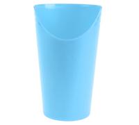 Baluue Bicchiere Disfagia per Anziani Design Sicuro e Portatile in Plastico Blu, come Bicchiere per Alimentazione dei Pazienti Allettati