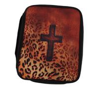 Baluue Borsa Porta Oggetti Religiosi per Cerimonia Battesimale in Poliestere 27x22,5x5cm Scomparti Personalizzati per Bibbia, Calice e Bottiglia D'acqua Santa