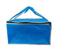 Baluue Borsa Termica Resistente Non Tessuto 40x40x24 Cm Blu, Sacchetto Portatile Per Alimenti, Isolamento Caldo/freddo Per Picnic, Trasporto e Asporto Alimenti