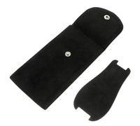 Baluue Busta per Orologio Bottone a Pressione, 1 Pezzo, Nero | Viaggio, Cuscinetto Interno Integrato, Flanella Morbida, Adatta a Smartwatch e Bracciale