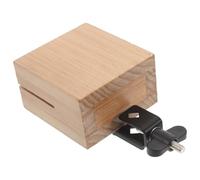 Baluue Campanaccio Accessorio per Batteria e Design Portatile in Legno Quadrato Suono Pulito per Prove di Band e Lezioni di Percussione Scolastiche