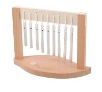 Baluue Campanelli a Vento in Legno e Metallo 14x10,5 Cm Prestazioni Acustiche Chiare e Design Elegante per Musica e Decorazioni Scuola in Spazi per Concerti