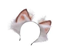 Baluue Cerchietto Con Orecchie Di Volpe Peluche Per Cosplay Accessorio Per Feste Halloween e Compleanni Comodo e Leggero Look Adorabile e Innocente